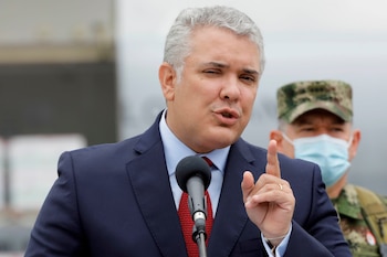 En la imagen, el presidente de Colombia, Iván Duque. EFE/ Carlos Ortega/Archivo