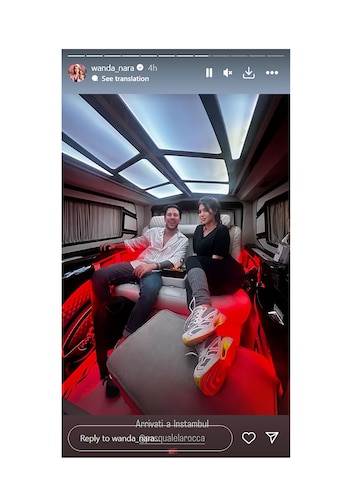Wanda Nara llegó a Turquía