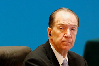 David Malpass no participó de