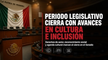 Senado cierra periodo legislativo con avances en derechos de autor, cultura e inclusión social en México