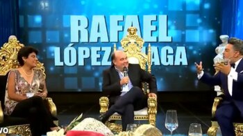 López Aliaga fue un invitado frecuente al programa de 'Chibolín. Foto: captura Panamericana TV