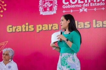 La gobenadora de Colima dijo