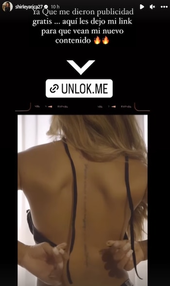 Shirley Arica promocionó nuevo video