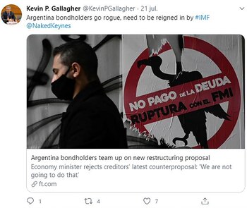 El tuit de Gallagher, que