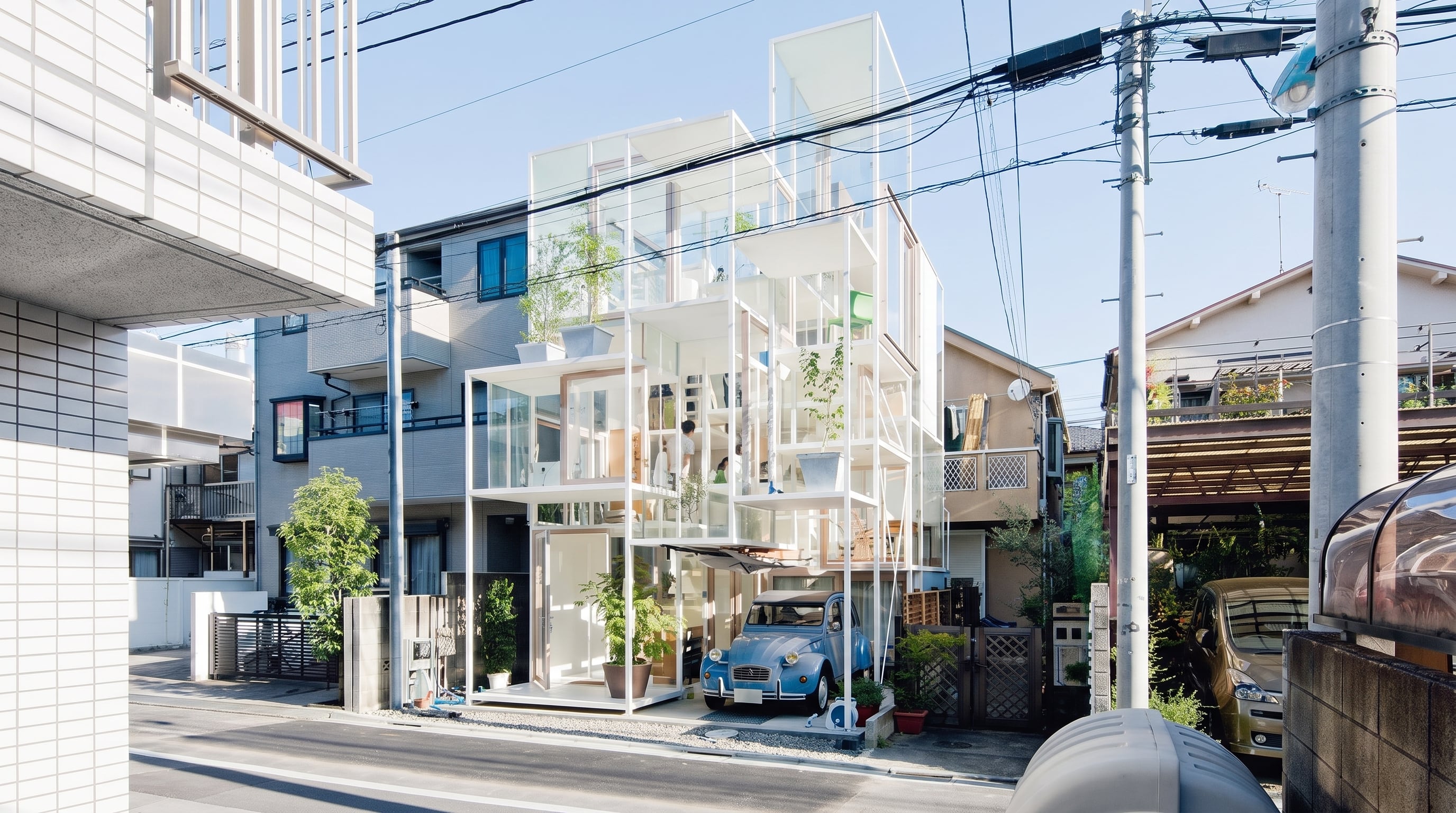 House NA: la casa transparente de Tokio que desafía la privacidad y el espacio