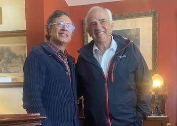 Gustavo Petro y Ernesto Samper