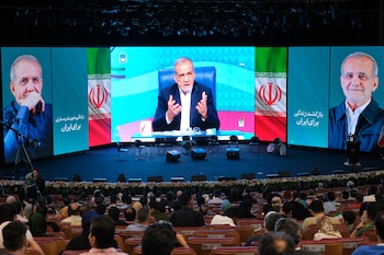 El presidente de Irán, Masoud