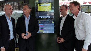 Mauricio Macri, entonces jefe de