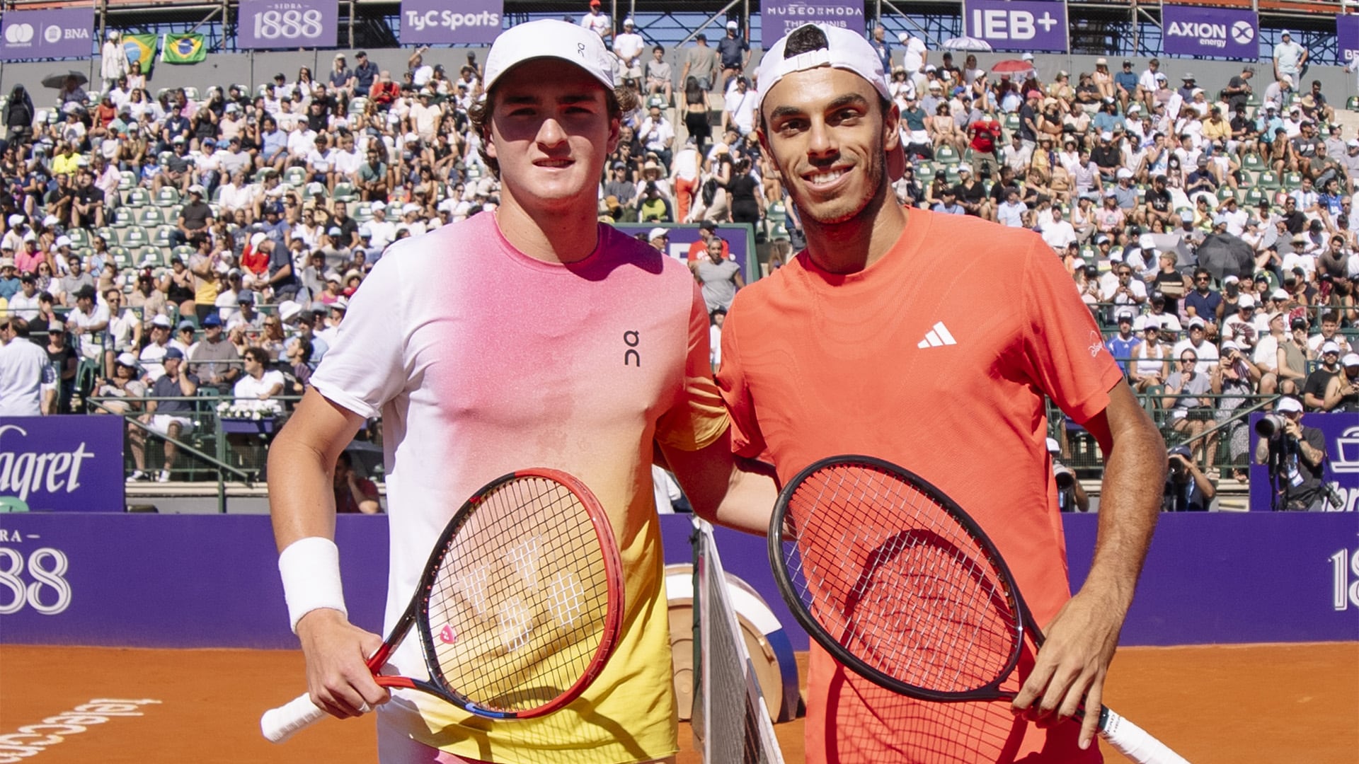 Francisco Cerúndolo y Joao Fonseca, finalistas de la edición 2025 (Fuente: Argentina Open)