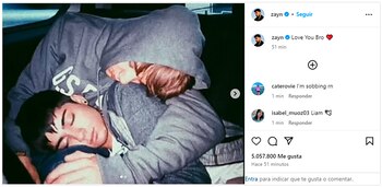 El posteo de Zayn Malik