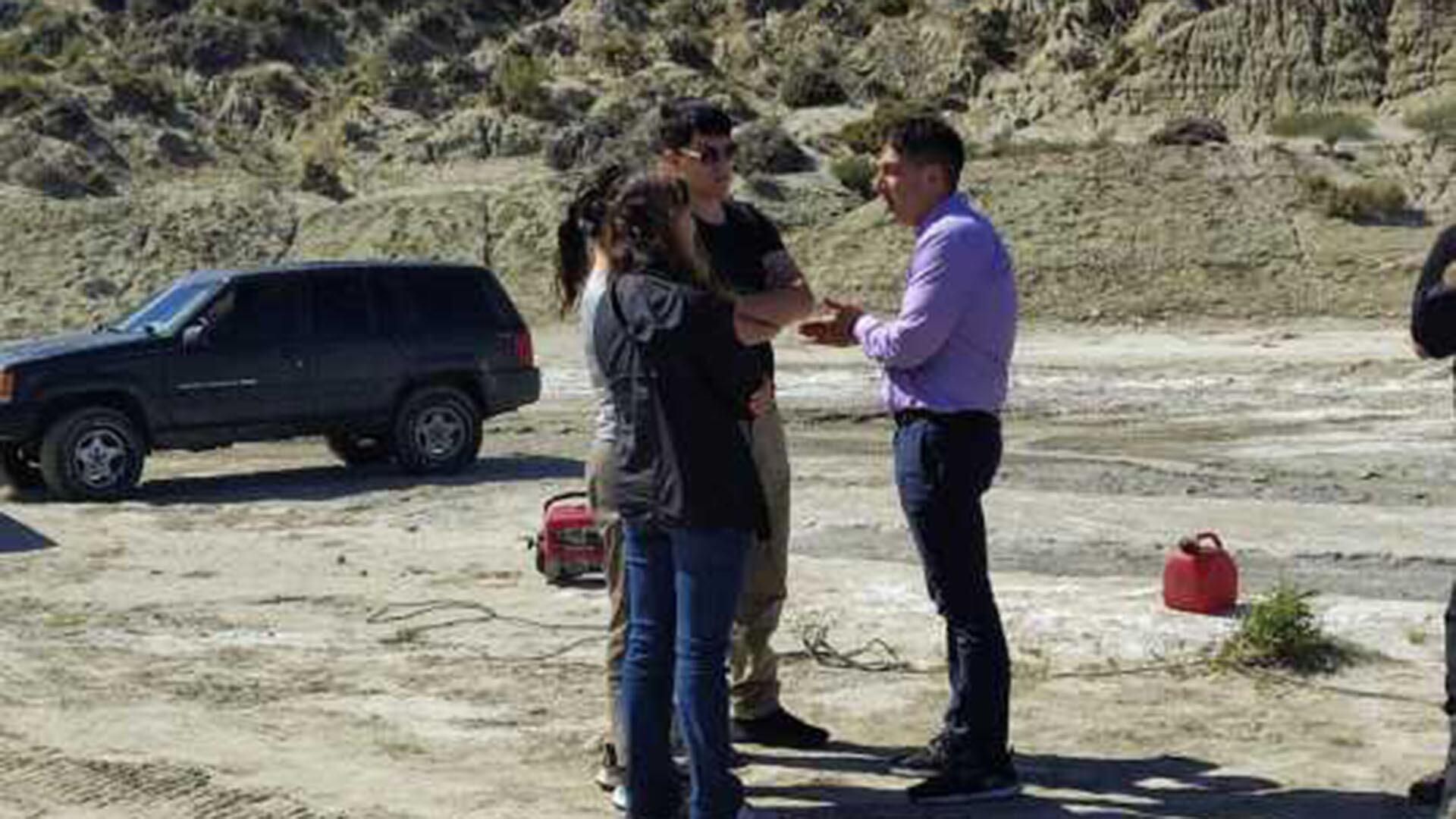 La semana pasada, el fiscal Cristian Olazábal sobrevoló el área de búsqueda. (mpfchubut.gov.ar)