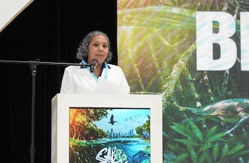 Sandy Mosquera, directora ejecutiva del Centro Regional Ramsar para el hemisferio Occidental (CREHO), entidad organizadora del III Congreso Manglares de América. (Cortesía)