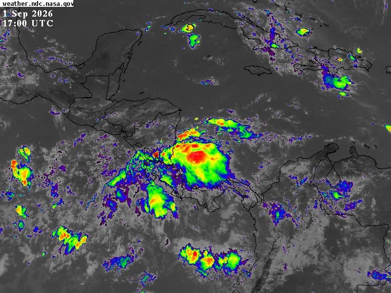 El meteorólogo Max Henríquez advirtió que una nueva onda tropical se acerca a Colombia y podría aumentar las lluvias en los próximos días - crédito @HenriquezMax/X