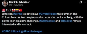 Jefferson Lerma se iría del