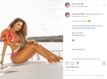 Foto: Captura de Instagram @ninelconde