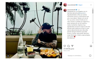 La publicación de Marcelo Tinelli