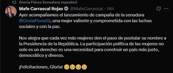 Mafe Carrascal sobre la postulación