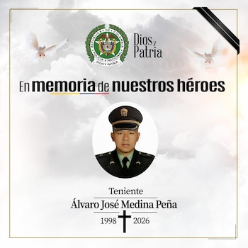La Policía Nacional confirmó que Medina Peña iba a reforzar el servicio en El Bordo - crédito @PoliciaColombia/ X