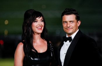 Singer Katy Perry and actor