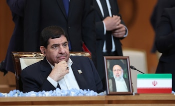 Mohammad Mokhber, asesor del régimen, aseguró que mientras Irán mantenga el control del estrecho “los sueños hegemónicos de Washington en la región no se harán realidad” (REUTERS)