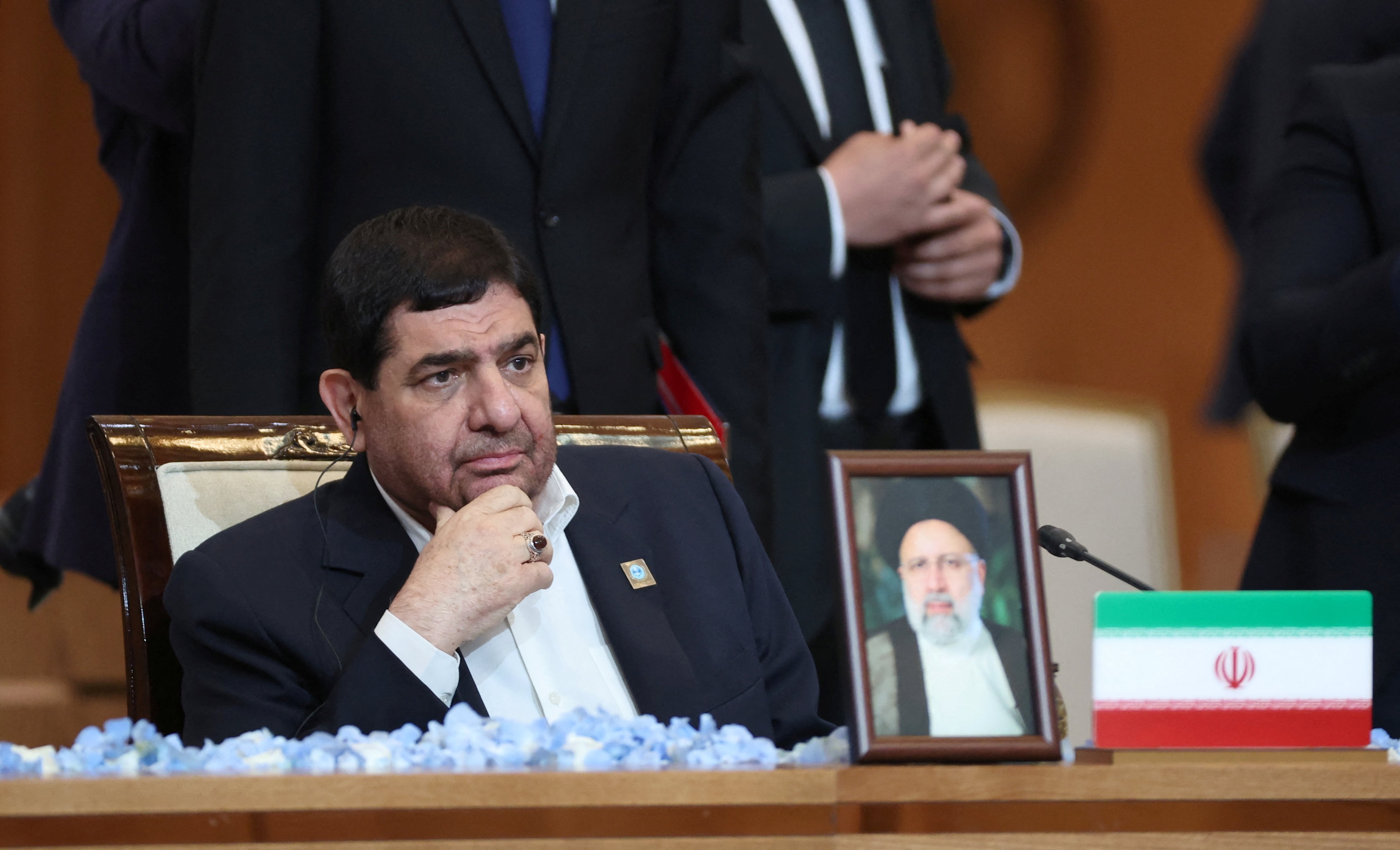 Mohammad Mokhber, asesor del régimen, aseguró que mientras Irán mantenga el control del estrecho “los sueños hegemónicos de Washington en la región no se harán realidad” (REUTERS)