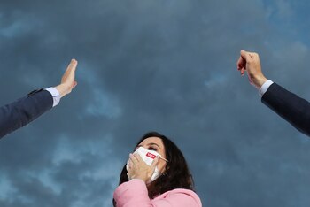 Isabel Díaz Ayuso durante un