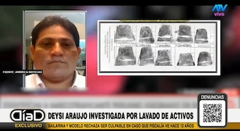 Deysi Araujo niega haber recibido dinero del narcotráfico: “No hay depósitos”. Captura: Día D.