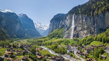 La cascada de Lauterbrunnen en
