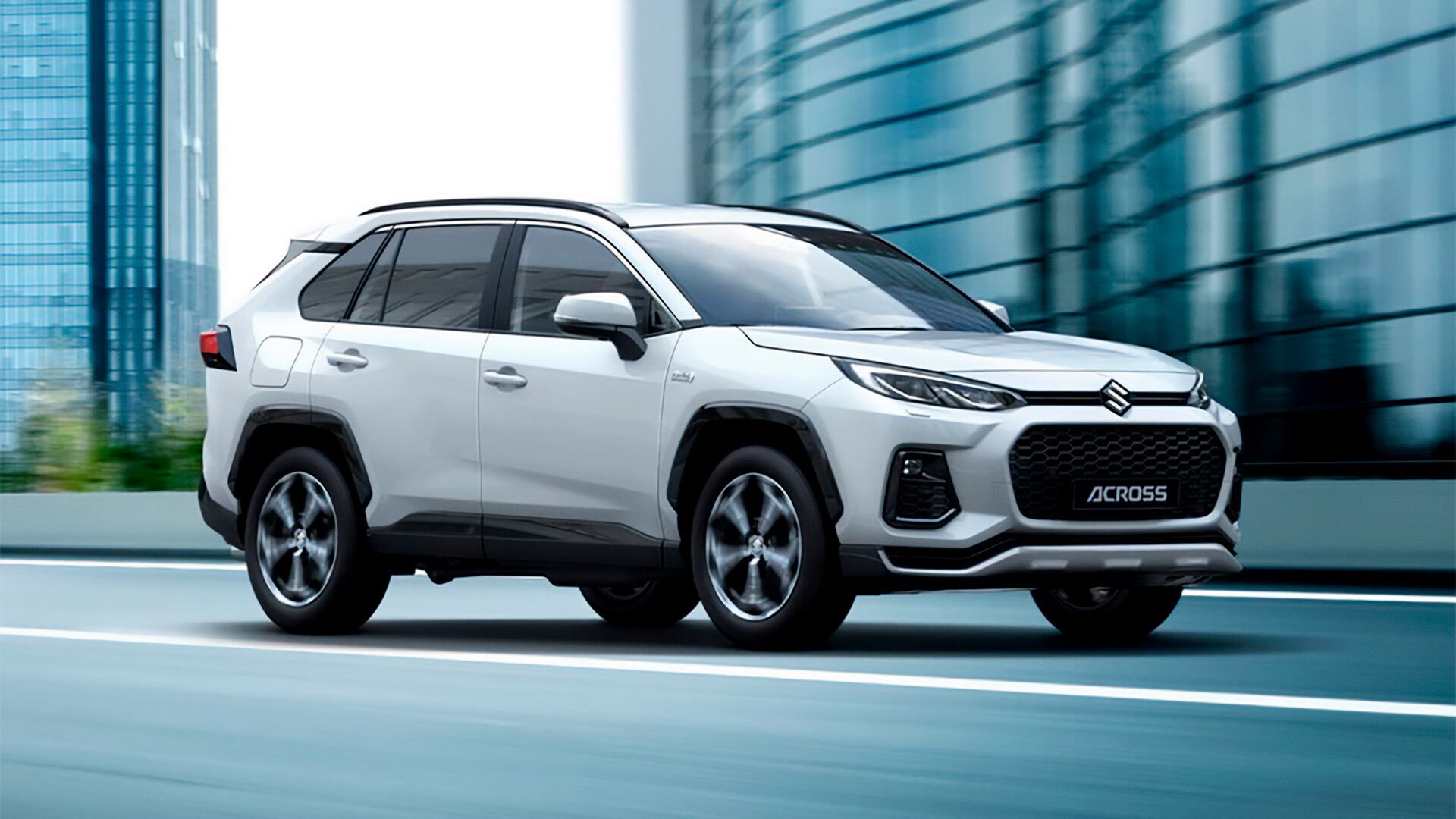 Al ser propietaria parcial de Suzuki, Toyota puede utilizar su plataforma de RAV4 para hacer un modelo de la otra marca japonesa: el Suzuki Across hýbrid