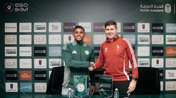 Josen Escobar disputó 8 partidos (362 minutos en total) con el Al-Ettifaq en la Liga Profesional Saudí durante su cesión en el primer semestre de 2025 - crédito Al-Ettifaq