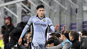 El delantero argentino Luis Vázquez,