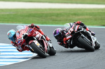 Jorge Martín y Marc Márquez. (Joel Carrett/Efe)