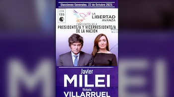 Javier Milei y Victoria Villarruel,