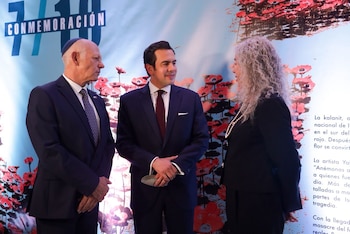 Durante su discurso, el ministro señaló que el Gobierno adoptó la definición de antisemitismo de la Alianza Internacional para el Recuerdo del Holocausto - crédito