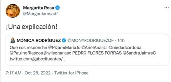 Margarita Rosa y Mónica Rodríguez