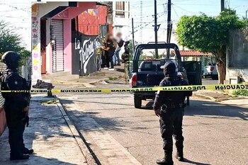 En la zona donde fue