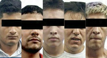 Fueron arrestados por policías de