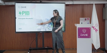El Dane reportó que el crecimiento del PIB de Colombia fue del 2,2% en el primer trimestre de 2026 - crédito Dane