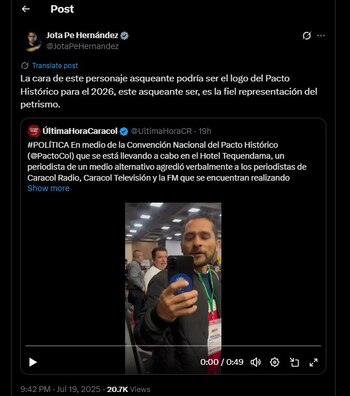 Jota Pe Hernández aprovechó lo