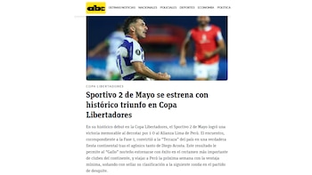 La reacción de ABC sobre