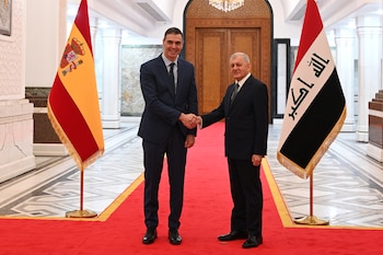 Pedro Sánchez, durante su