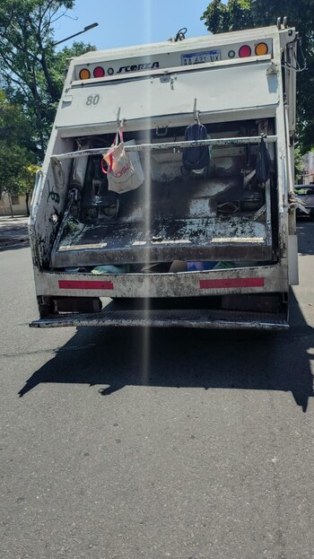 La Plata: una mujer perdió dos dedos del pie tras un insólito accidente en un camión recolector de basura