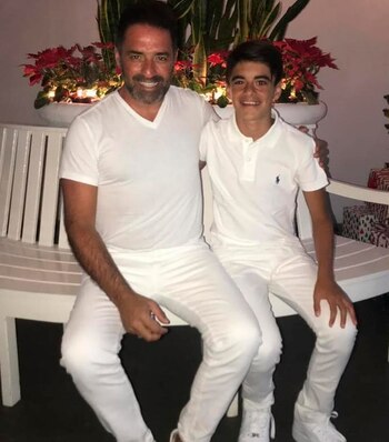 Mariano Iúdica y Salvador (Instagram)