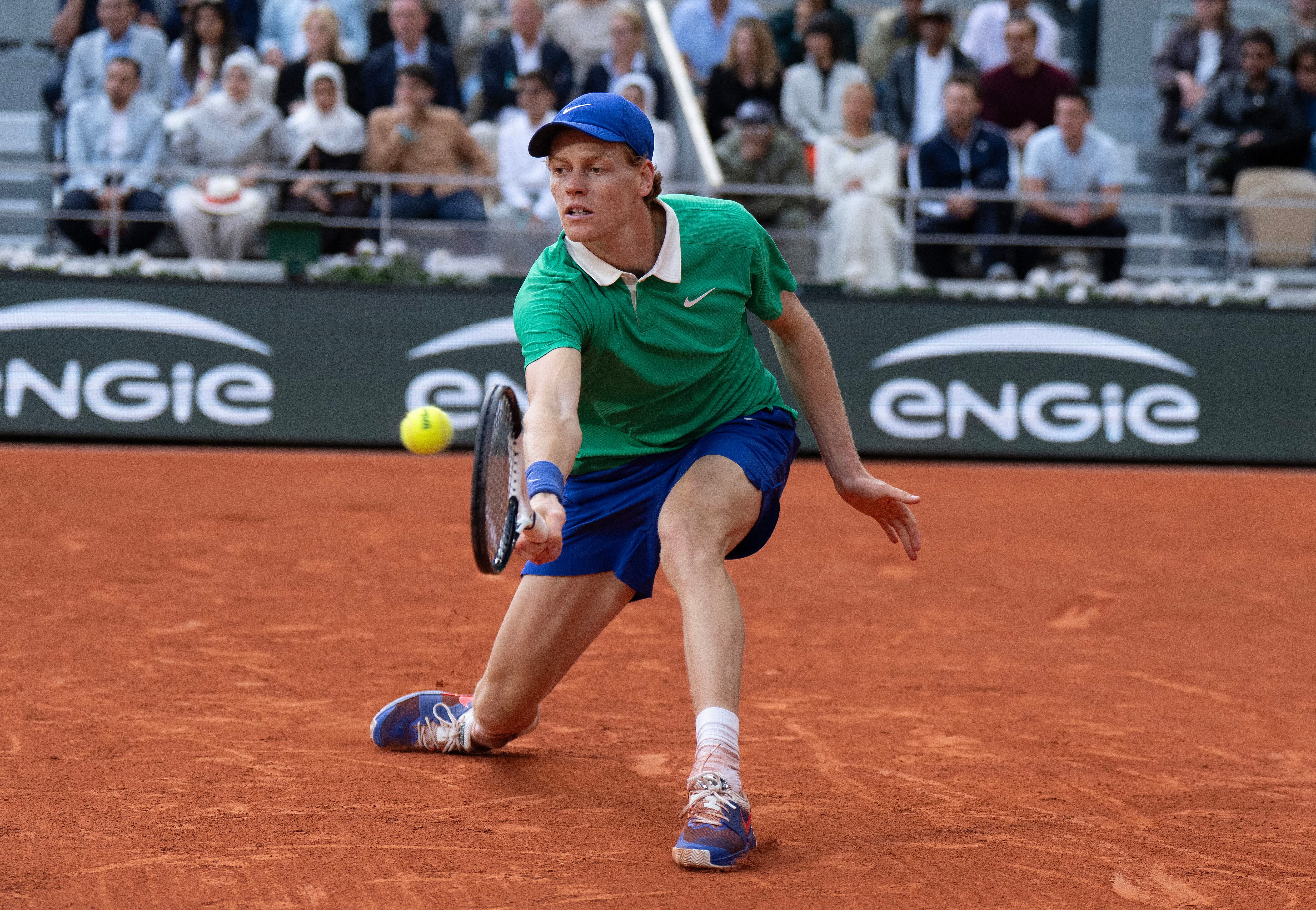 El tenista italiano Jannik Sinner (Susan Mullane/REUTERS)