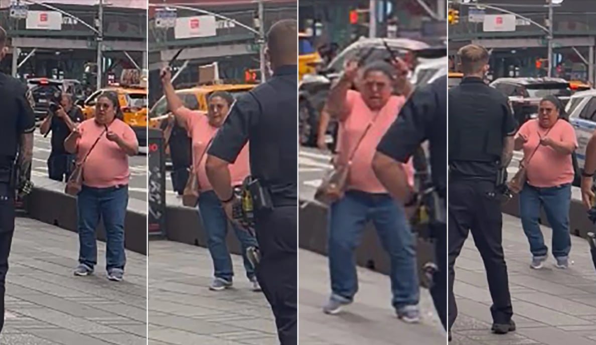 Antes de la intervención policial, la mujer hispana habría apuñalado a un hombre y a una mujer, de acuerdo con reportes citados por CBS News New York y el NYPD (Foto: Jorge Disla)