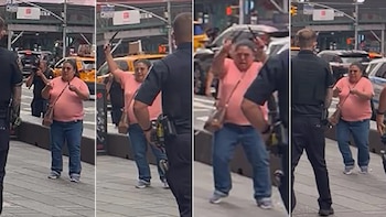 Tiroteo en Times Square: la policía de Nueva York dispara a una mujer hispana que apuñaló a dos personas