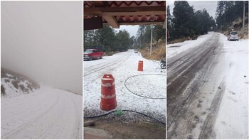 El camino está congelado, por