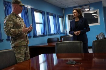 La vicepresidenta de Estados Unidos,