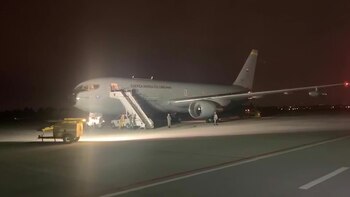 Un avión militar colombiano se