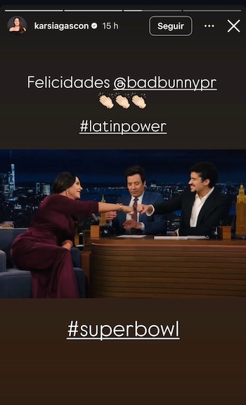 Karla Sofía Gascón felicitó a